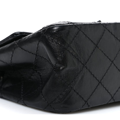 Chanel Aged Calfskin Quilted 2.55 Reissue Mini Flap So Black 9 of 11