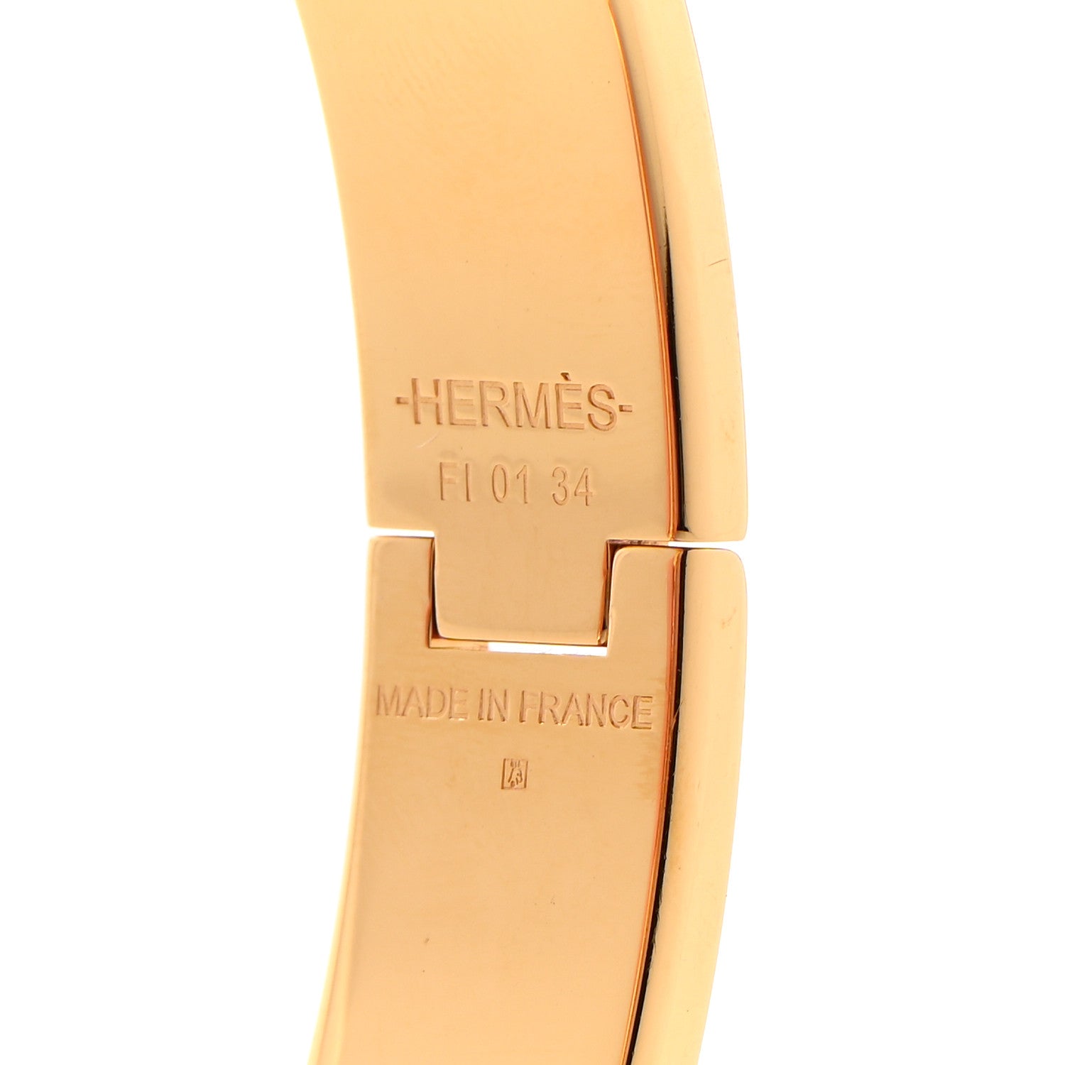 Hermes Enamel Narrow Clic Clac H Bracelet PM White 4 of 4