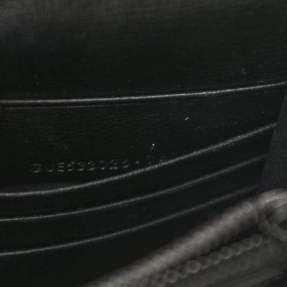 Saint Laurent Calfskin Monogram Sunset Chain Wallet Black 7 of 10