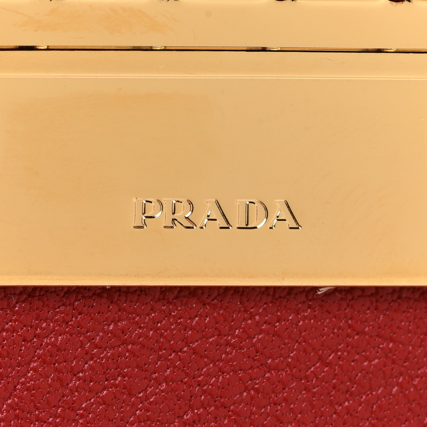 Prada Vitello Grain 6 Key Holder Rosso 8 of 8
