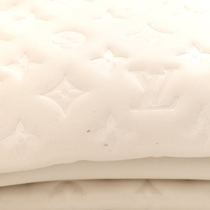 Louis Vuitton Lambskin Embossed Monogram Coussin PM Beige Cream 11 of 11