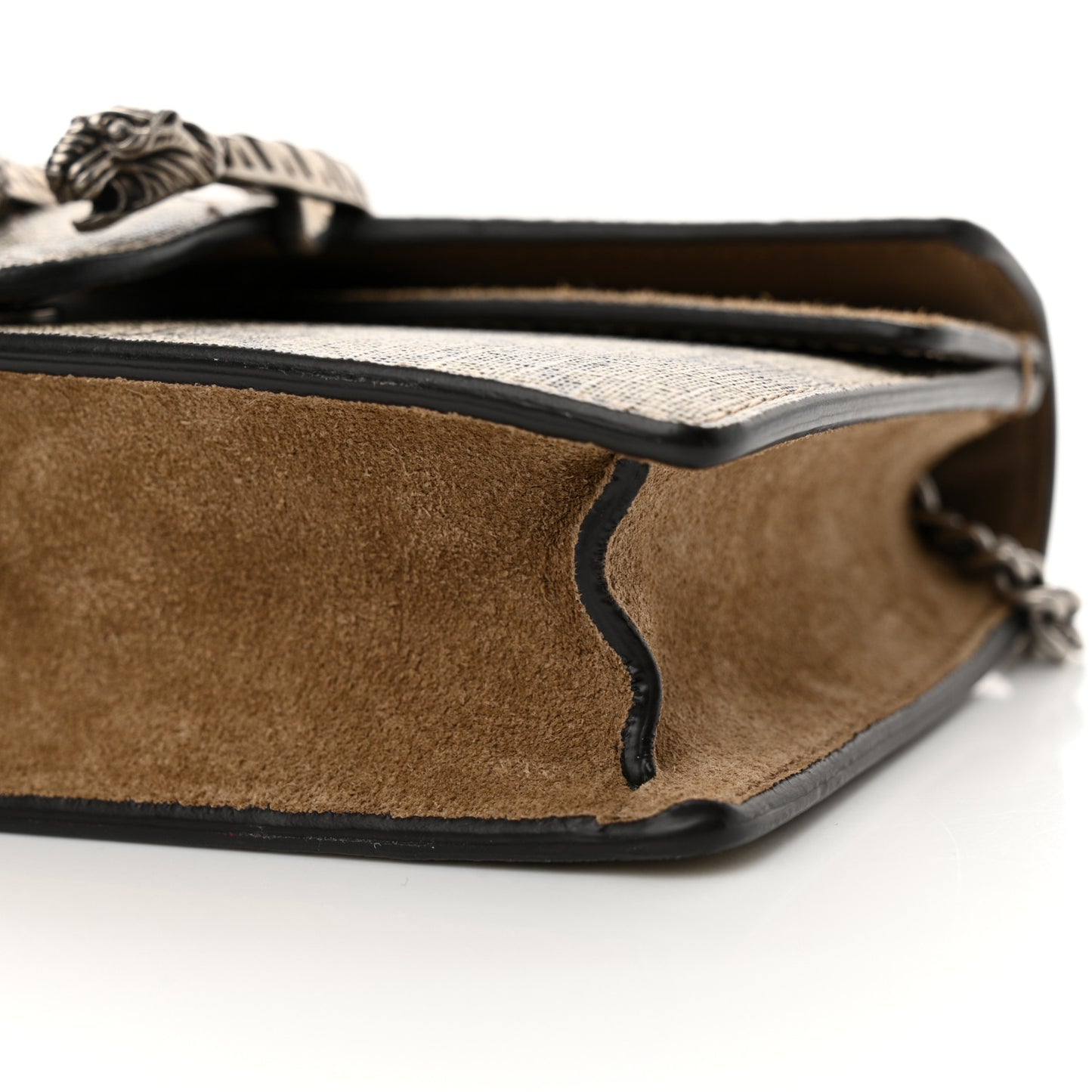 GG Supreme Monogram Super Mini Dionysus Shoulder Bag Taupe