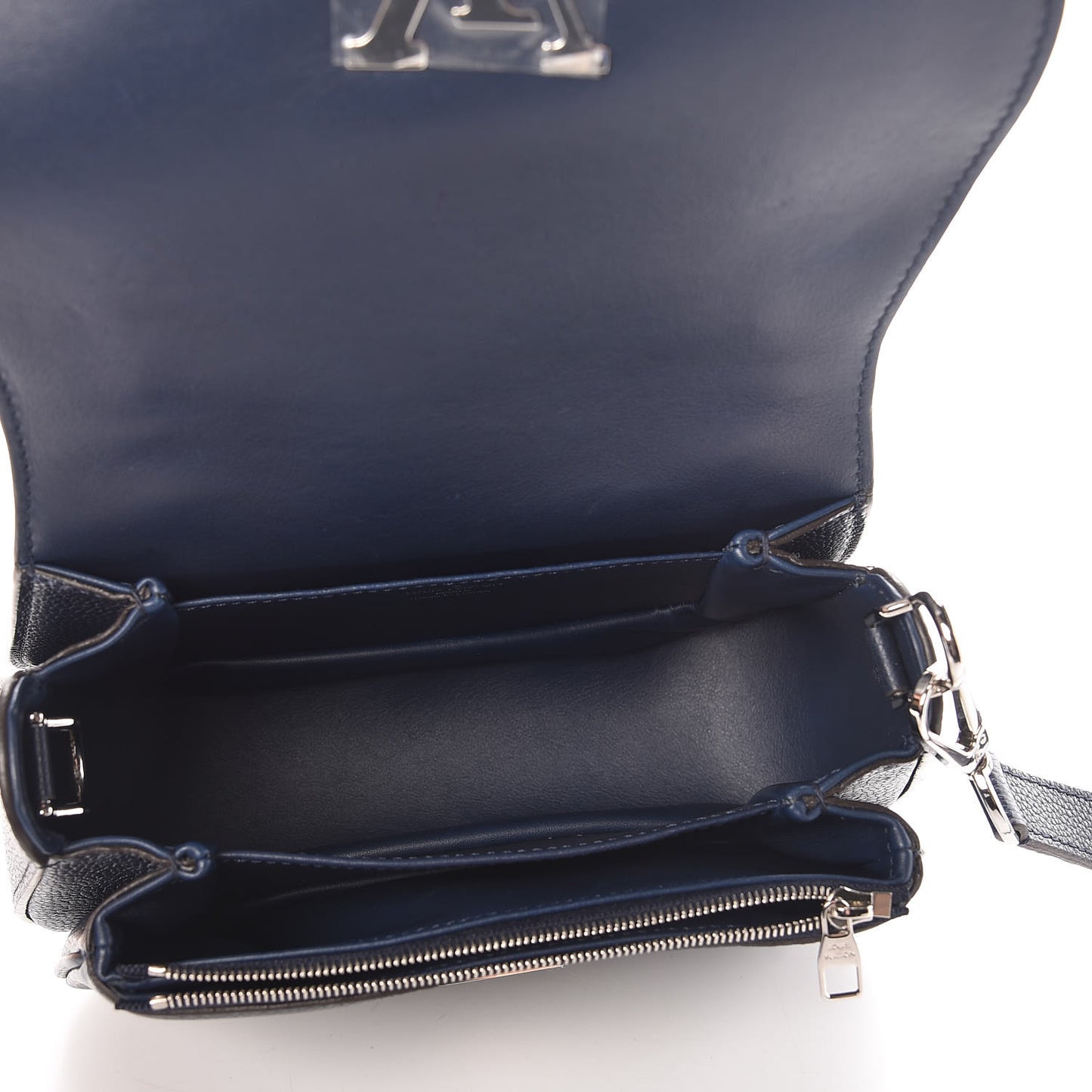 Grained Calfskin Vivienne NM Blue Marine