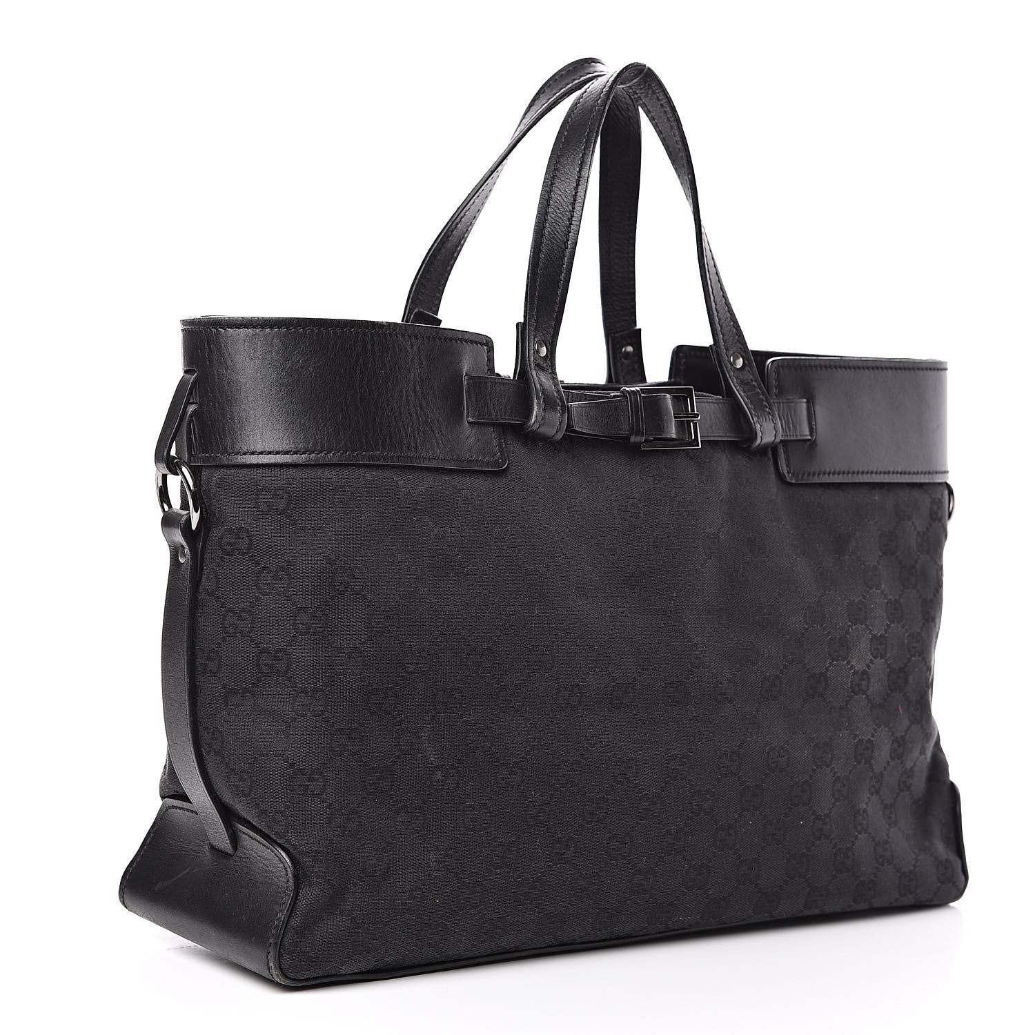 Gucci Monogram Large Tote Black 3 of 21