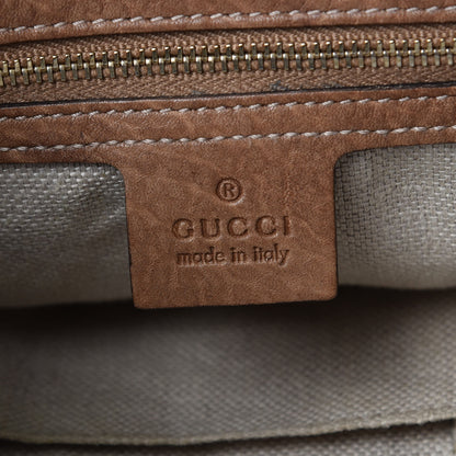 Gucci Guccissima Old Libeccio Medium New Jackie Hobo Old Naturale 6 of 14
