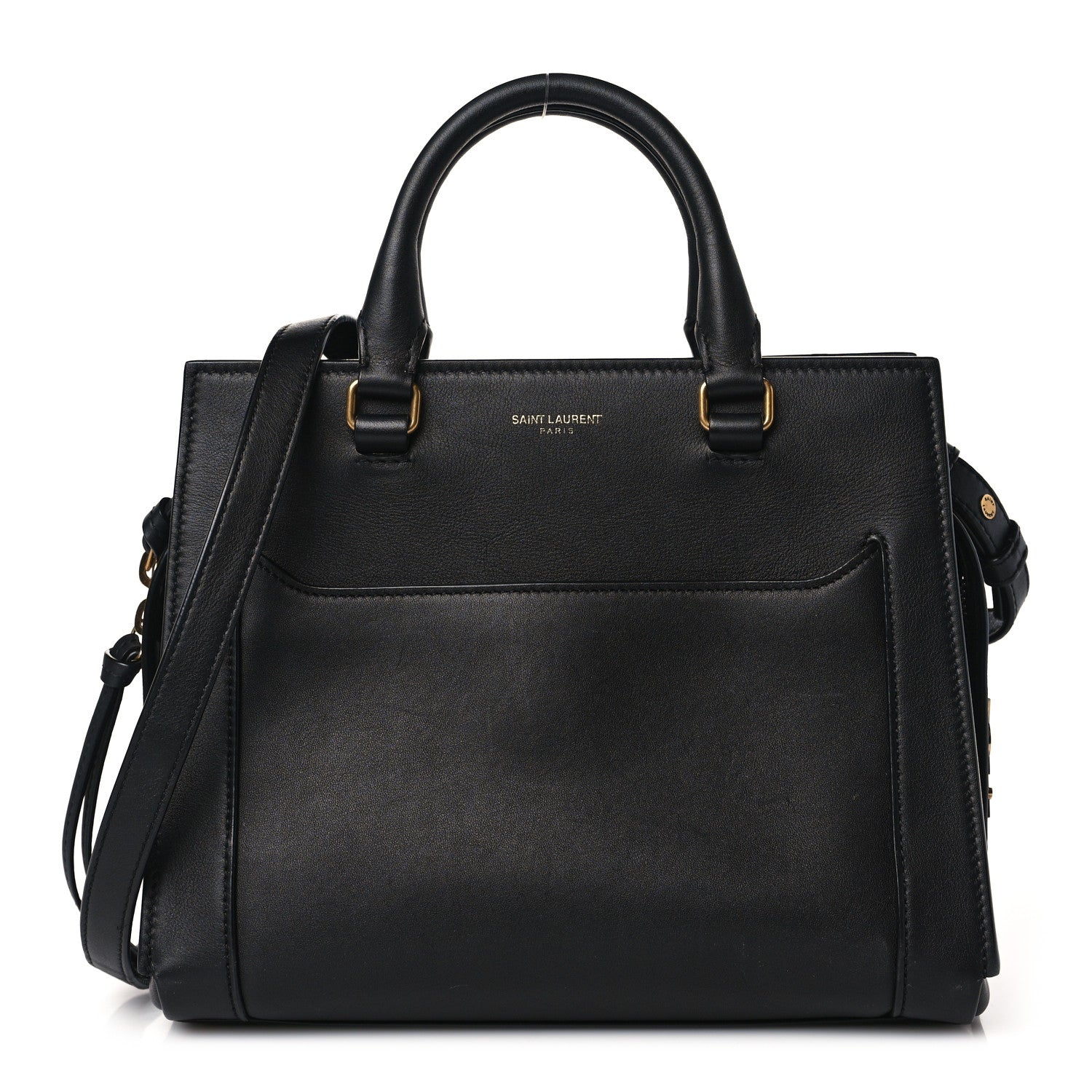 Saint Laurent Smooth Calfskin Small East Side Tote Black 1 of 8