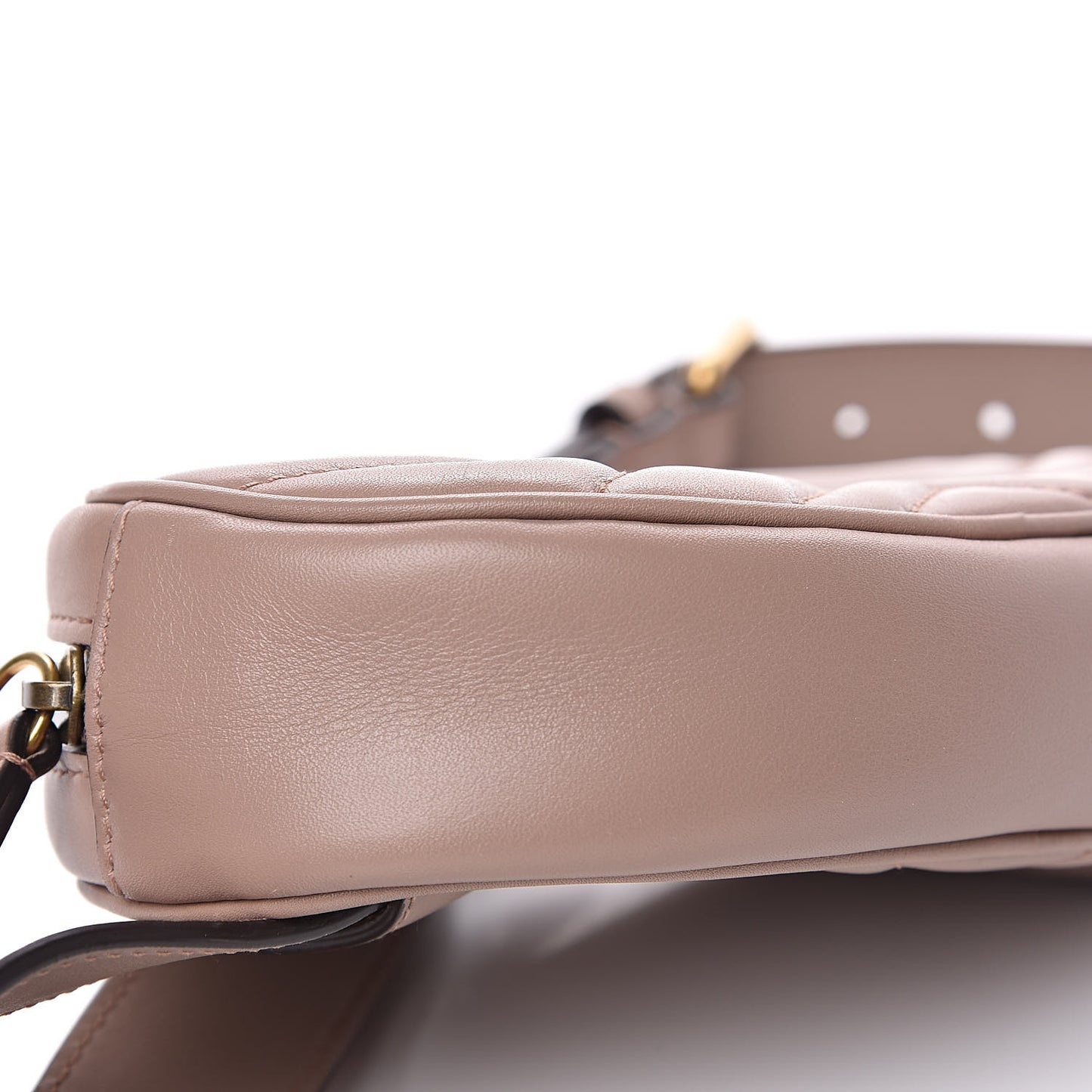 Calfskin Matelasse GG Marmont Belt Bag 85 34 Porcelain Rose
