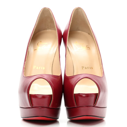 Christian Louboutin Calfskin Palais Royal 140 Pumps 36 Cherry 2 of 9