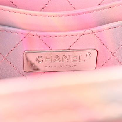 Chanel PVC Patent Calfskin Patent Lambskin Vertical Vanity Case Pink 6 of 10