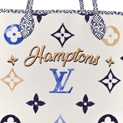 Louis Vuitton Monogram Canvas By The Pool Hamptons 2.0 Neverfull GM Blue 9 of 13