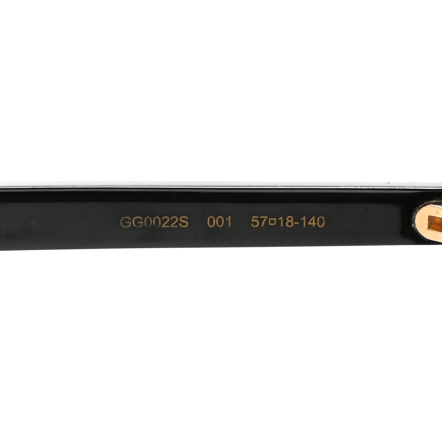 Acetate GG Sunglasses GG0022S Black