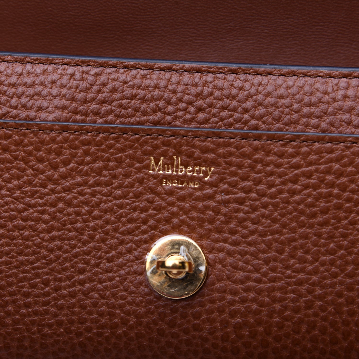 Mulberry Small Classic Grain Darley Wallet Oak 8 of 11