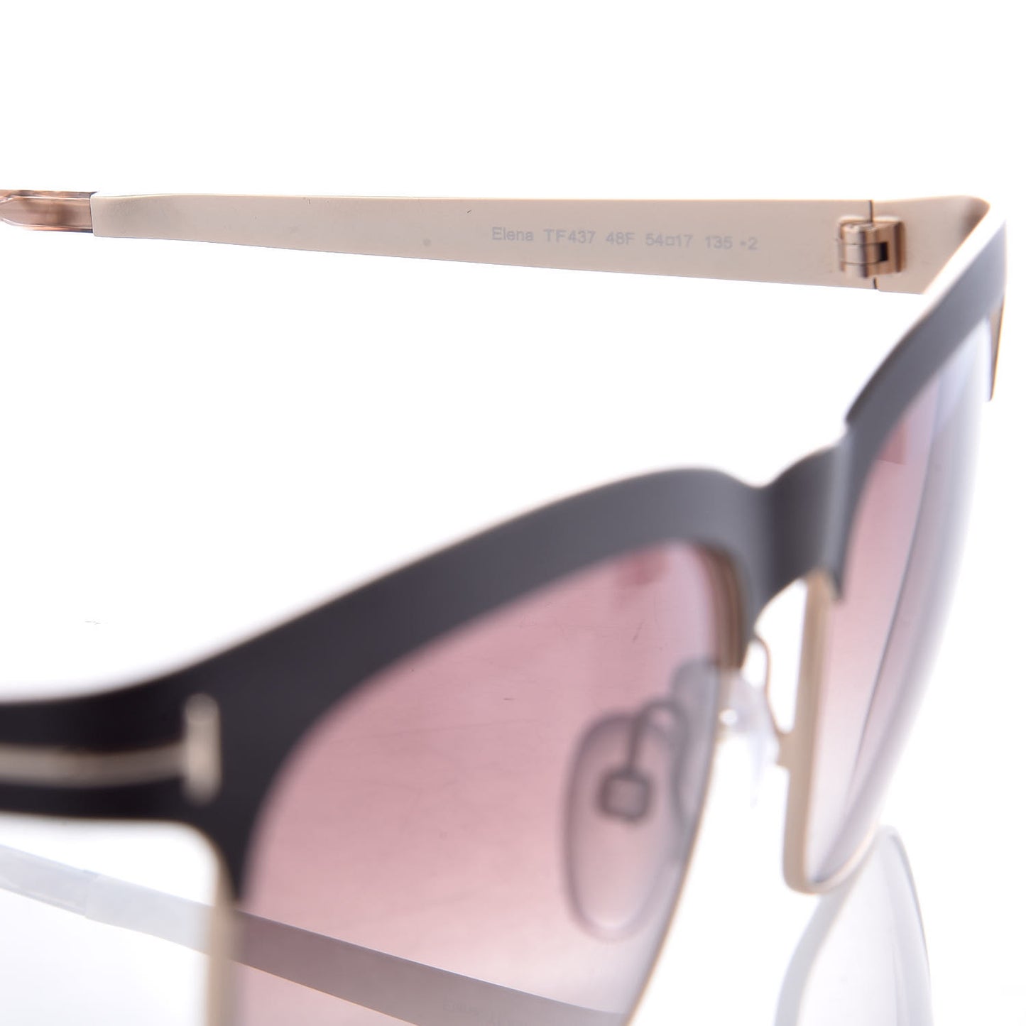 Elena Sunglasses TF437 Black Gradient