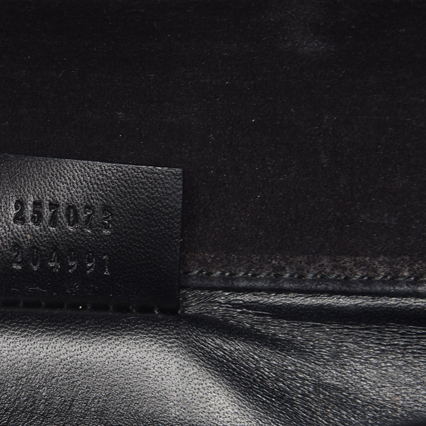 Patent Microguccissima Small Broadway Clutch Black