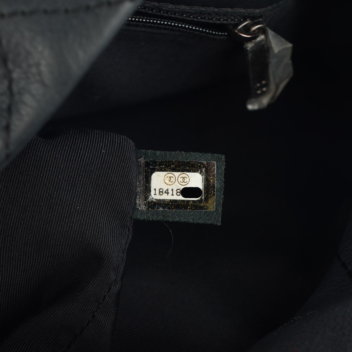 Chanel Calfskin Stitched Double Zip Hobo Black 7 of 7