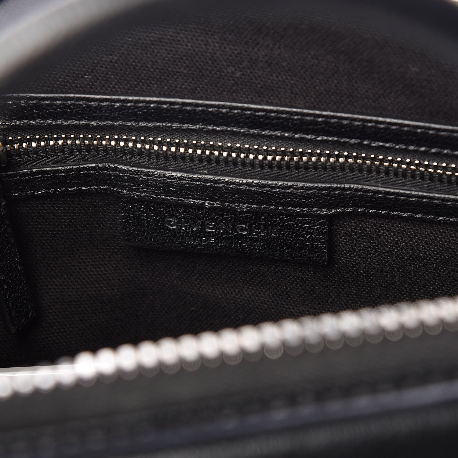 Givenchy Sugar Goatskin Woven Medium Antigona Black White 6 of 10
