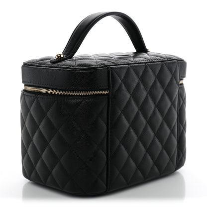 Chanel Caviar Quilted Large Vanity Pouch Black 4 of 8