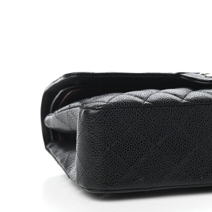 Chanel Caviar Quilted Medium Double Flap Black 8 of 9