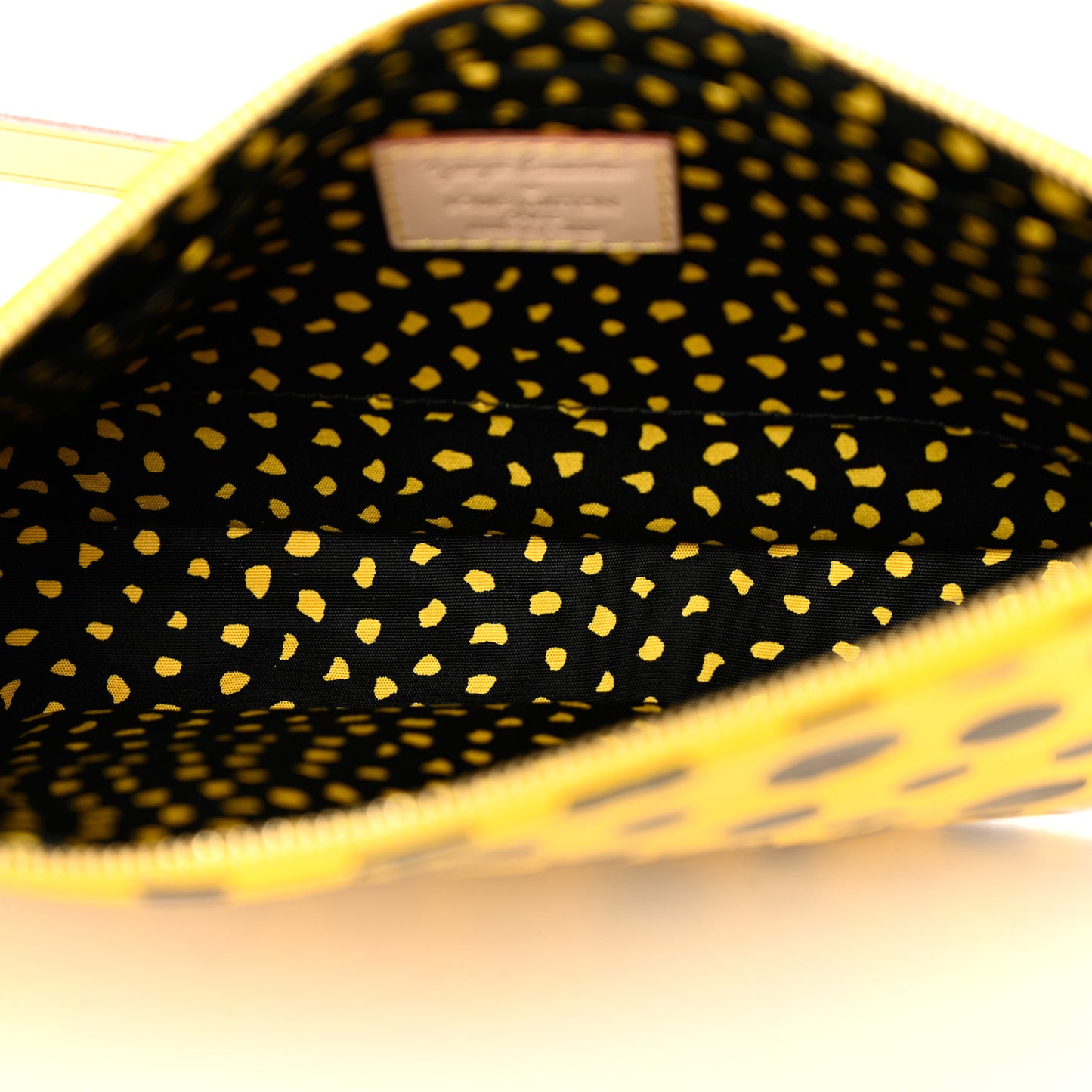 Vernis Kusama Infinity Dots Pochette Accessories Yellow
