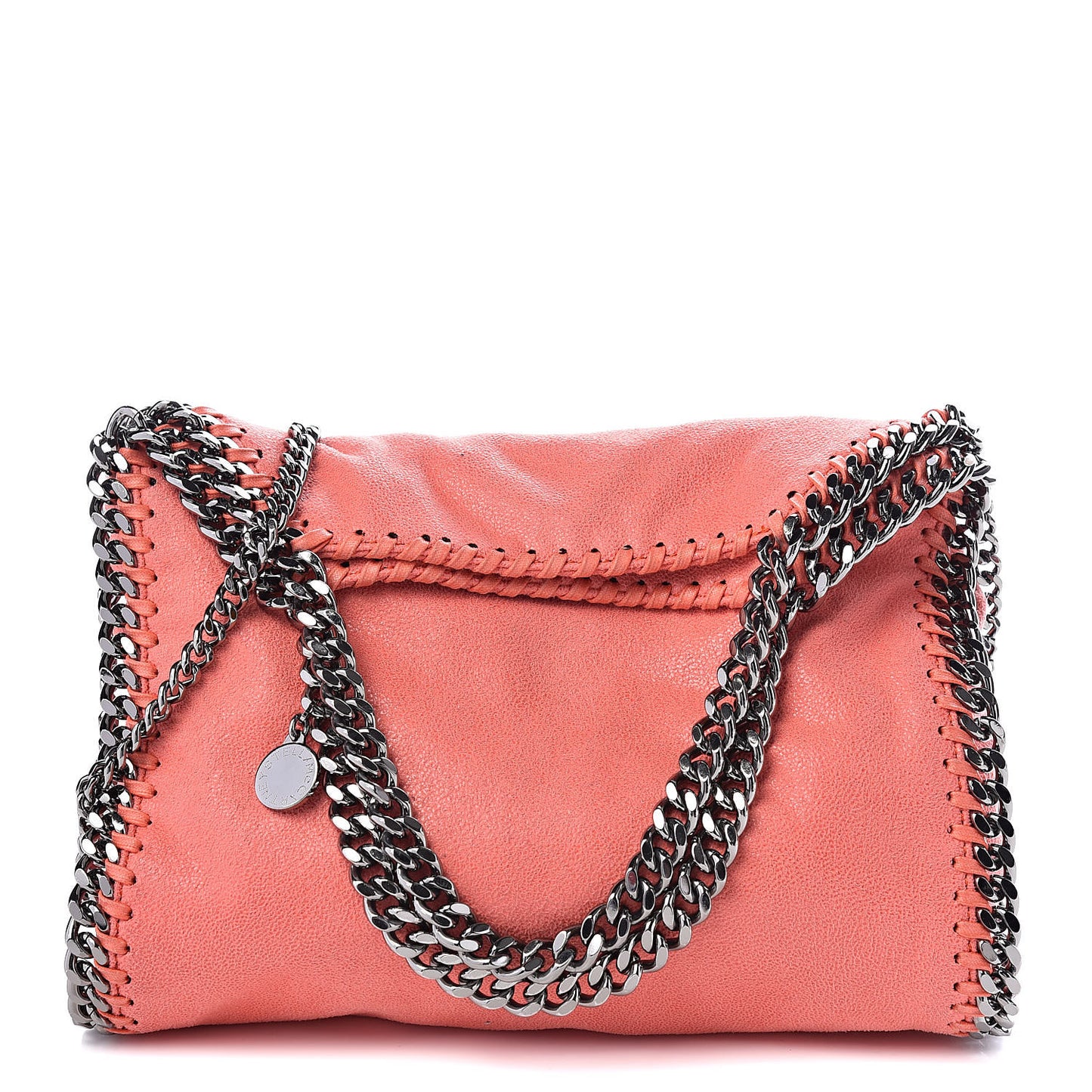 Shaggy Deer Mini Falabella Fold Over Tote Peony
