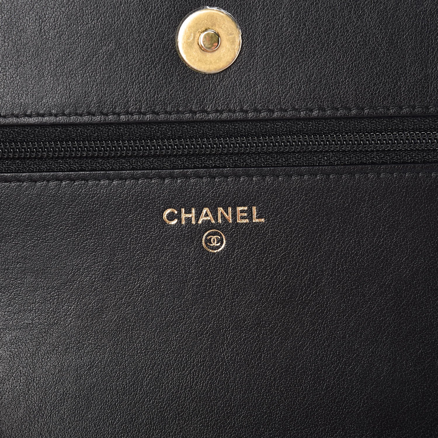 Chanel Caviar Quilted Boy Wallet On Chain WOC Black 8 of 11