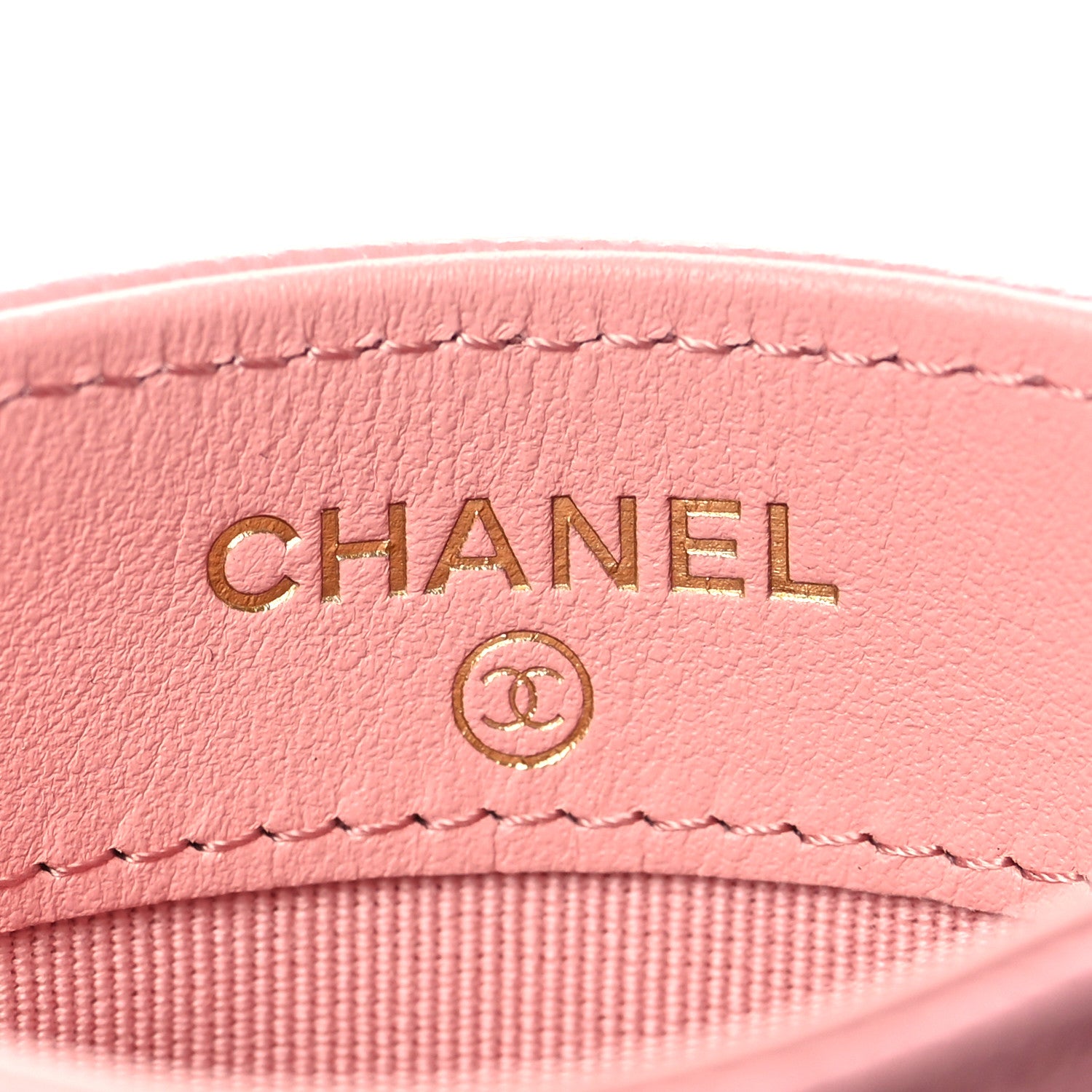 Chanel Caviar Quilted Card Holder Pink 6 of 10
