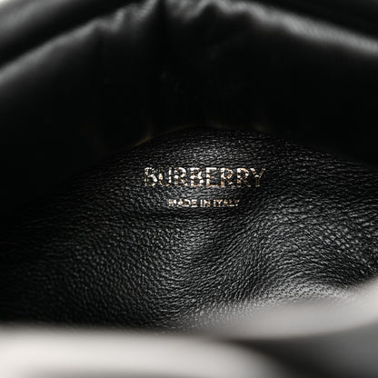 Burberry Smooth Calfskin Rose Clutch Black 6 of 10