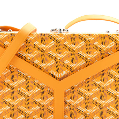 Goyard Goyardine Minaudiere Trunk Bag Yellow 10 of 15