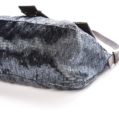 Fendi Beaded Mama Baguette Blue 13 of 15