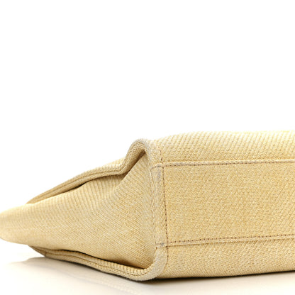 Chanel Canvas Mini Deauville Tote Light Yellow 9 of 15