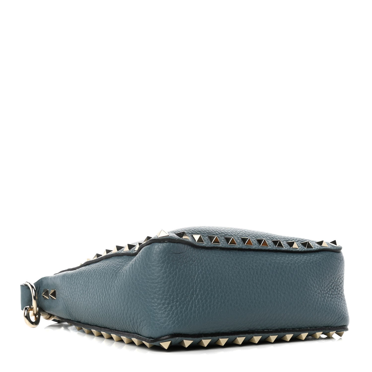 Valentino Garavani Pebbled Calfskin Mini Rockstud Flip-Lock Messenger Bag Amadeus 4 of 14