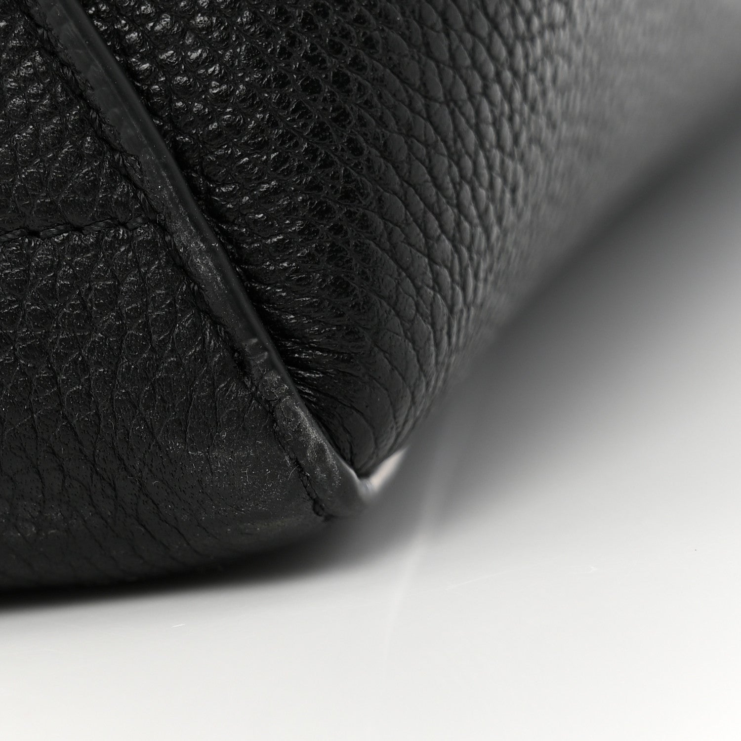 Celine Soft Grained Calfskin Sangle Bucket Bag Black 11 of 12
