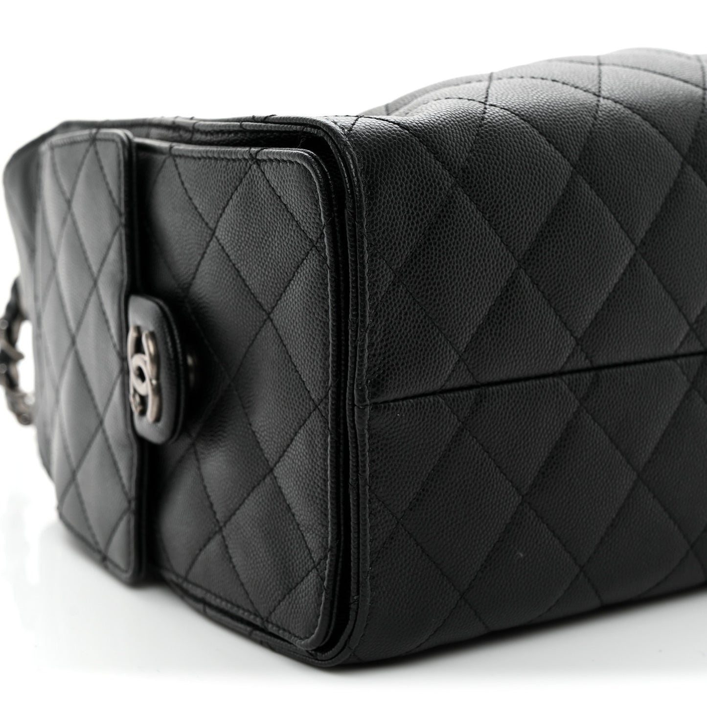 Caviar Quilted Small Chanel 25 Handbag Black