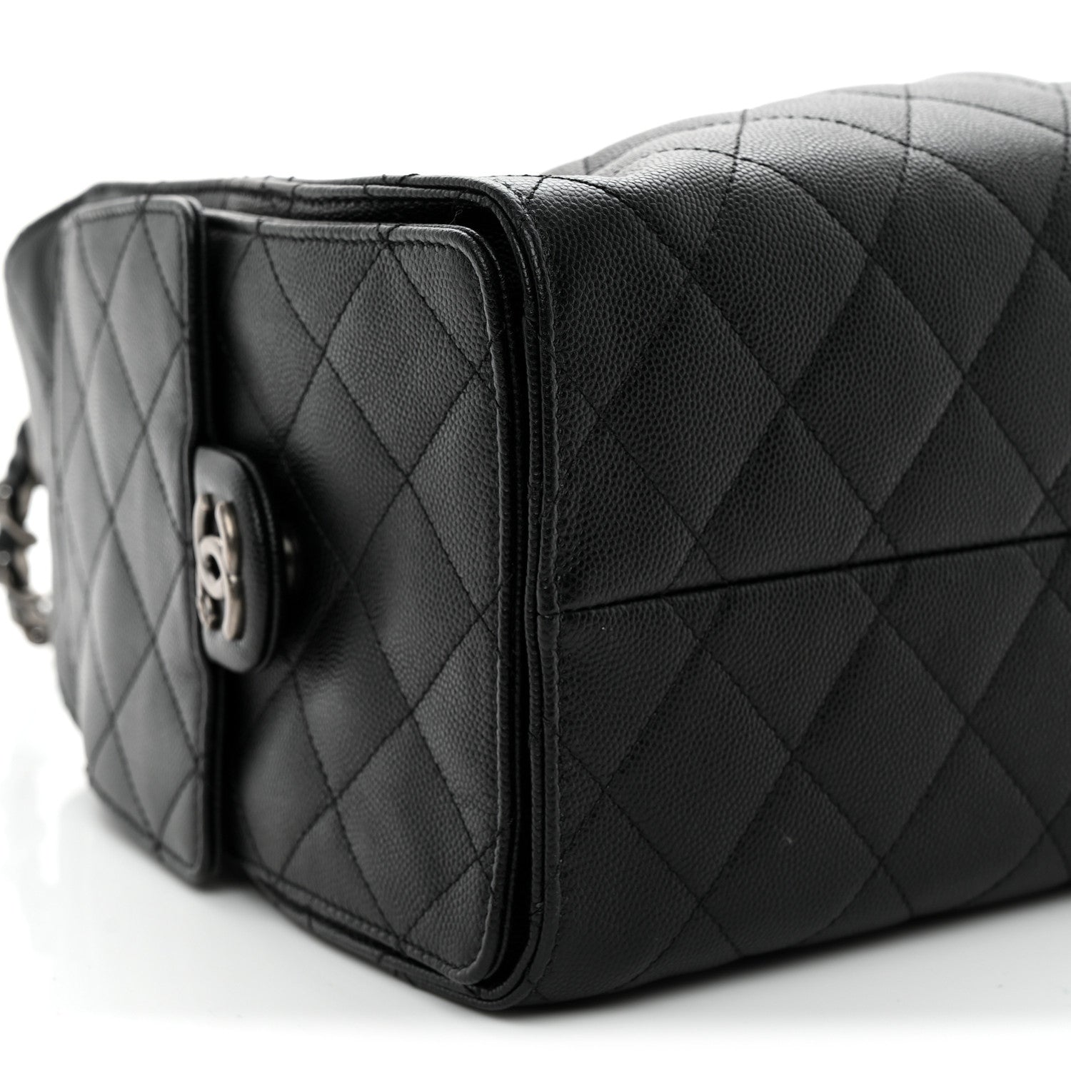 Chanel Caviar Quilted Small Chanel 25 Handbag Black 9 of 11