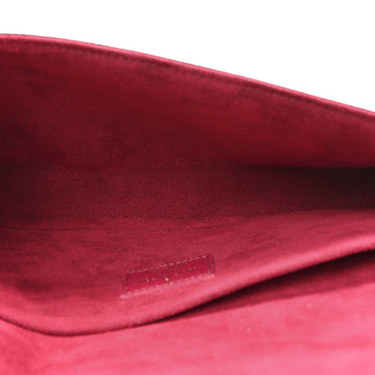 Louis Vuitton Monogram Pochette Felicie Chain Wallet Fuchsia 6 of 15