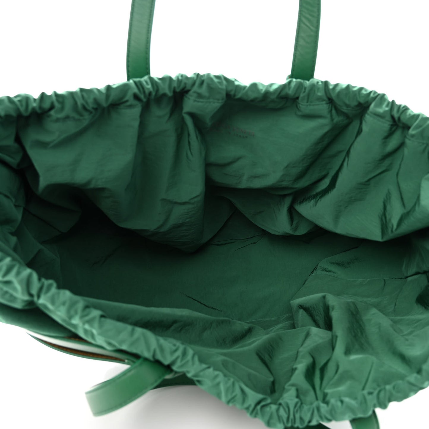 French Calfskin Shell Bag Racing Green