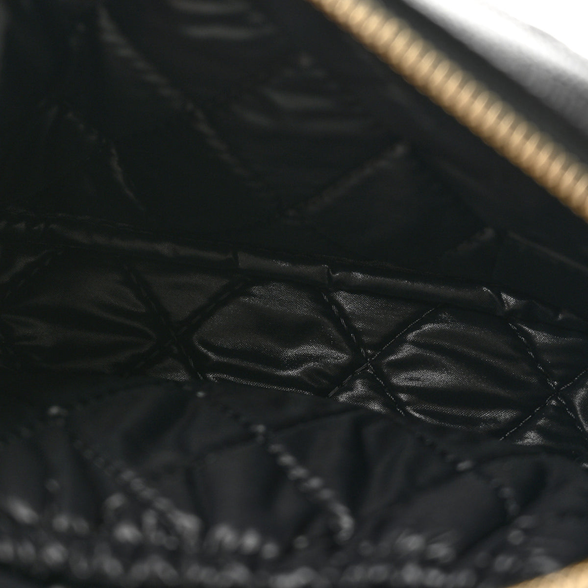 Chanel Caviar Quilted Small Curvy Pouch Cosmetic Case Black 5 of 7