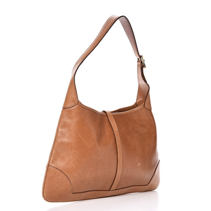 Gucci Calfskin Web Lobster Clasp Lock Jackie O Hobo Brown 3 of 18