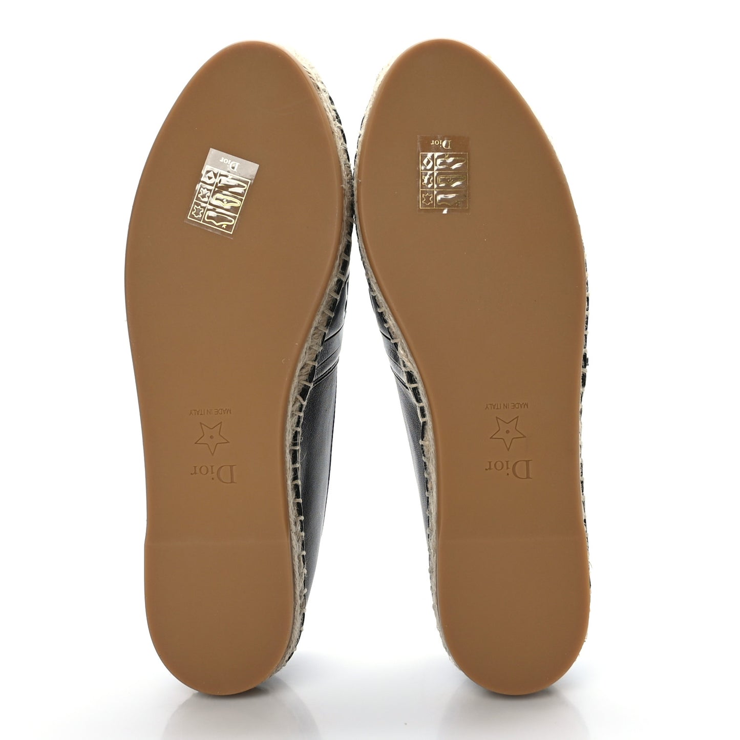 Lambskin Granville Espadrilles 36 Black