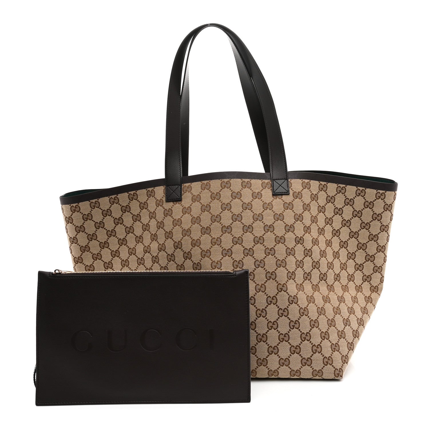 Gucci Monogram Medium Totissima Shopping Tote Beige Ebony 3 of 11
