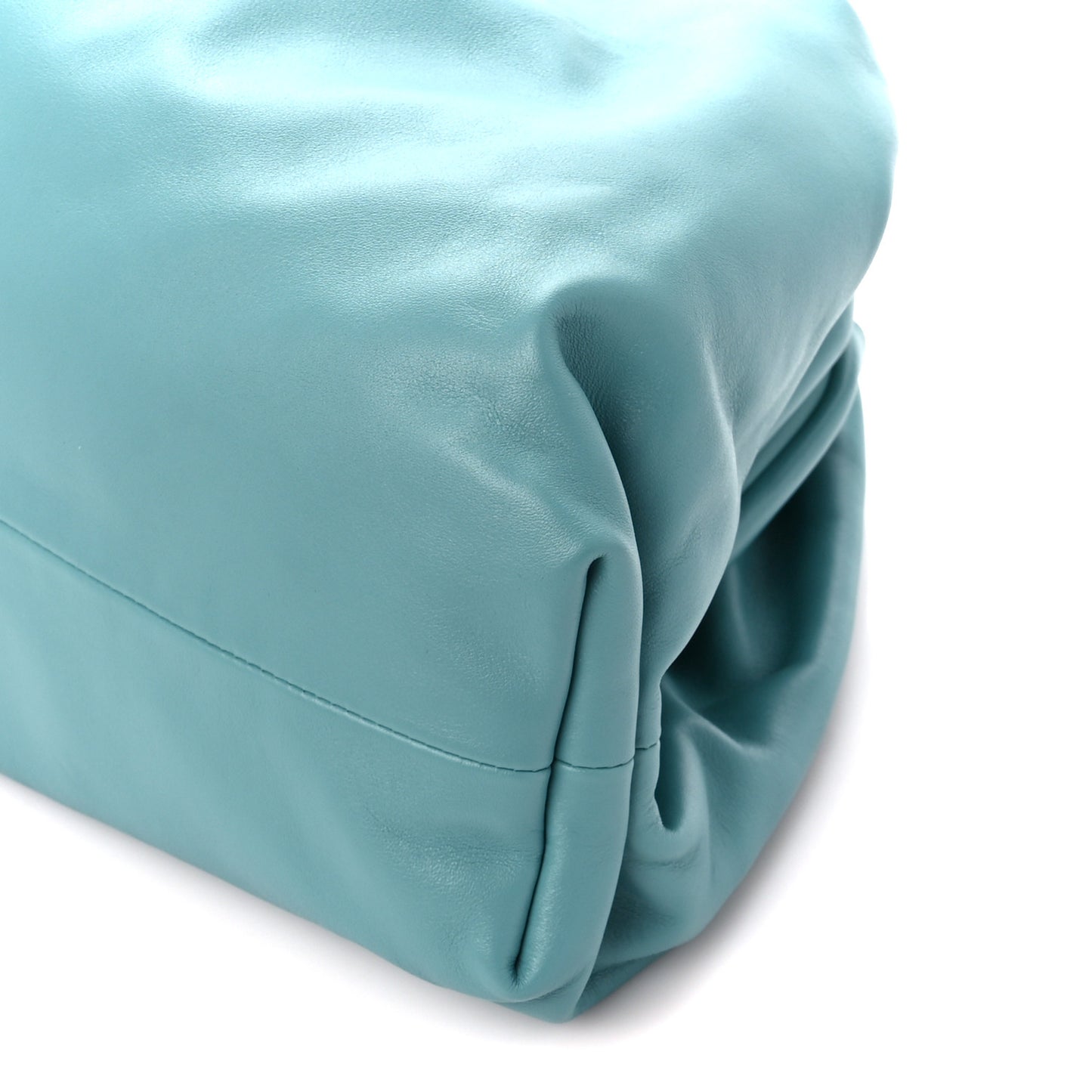 Smooth Butter Calf The Pouch Oversized Clutch Linoleum