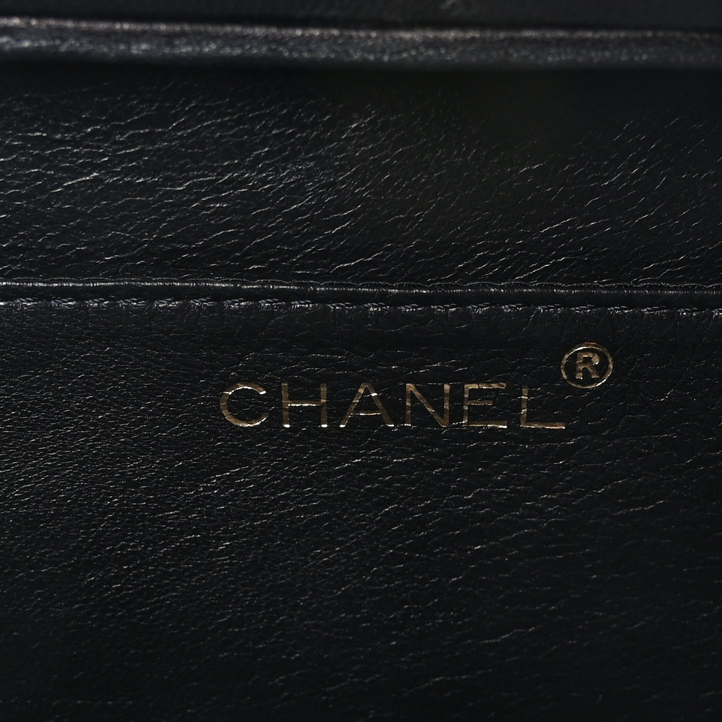 Lambskin Quilted CC Handle Bag Black