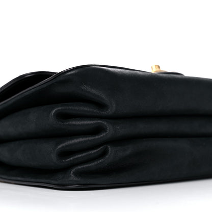 Chanel Iridescent Calfskin Quilted Small Straight Lined Flap Black 7 of 17