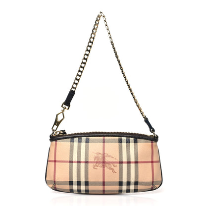 Burberry Haymarket Check Clara Pochette Chocolate 1 of 10