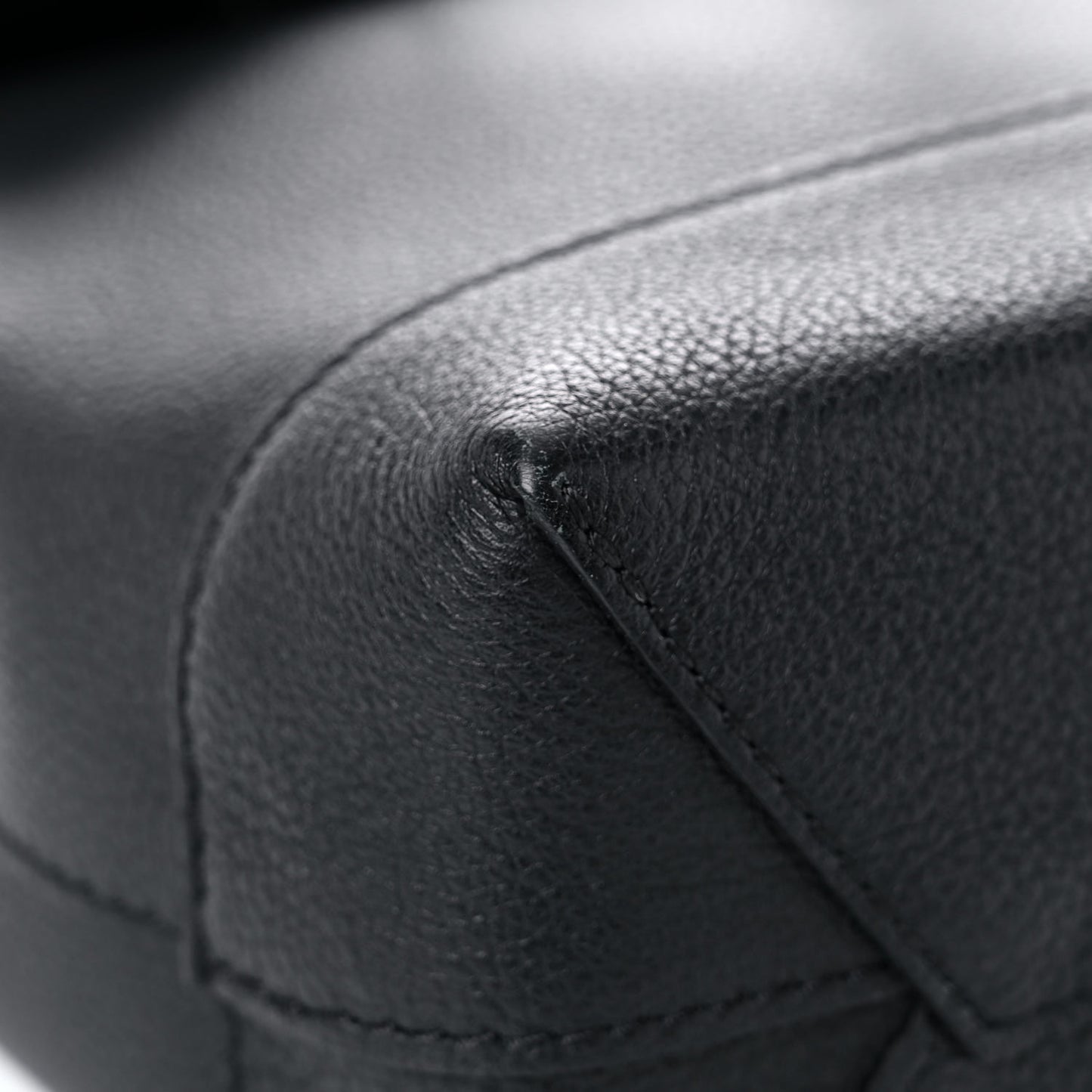 Calfskin Lockme Mini Backpack Black