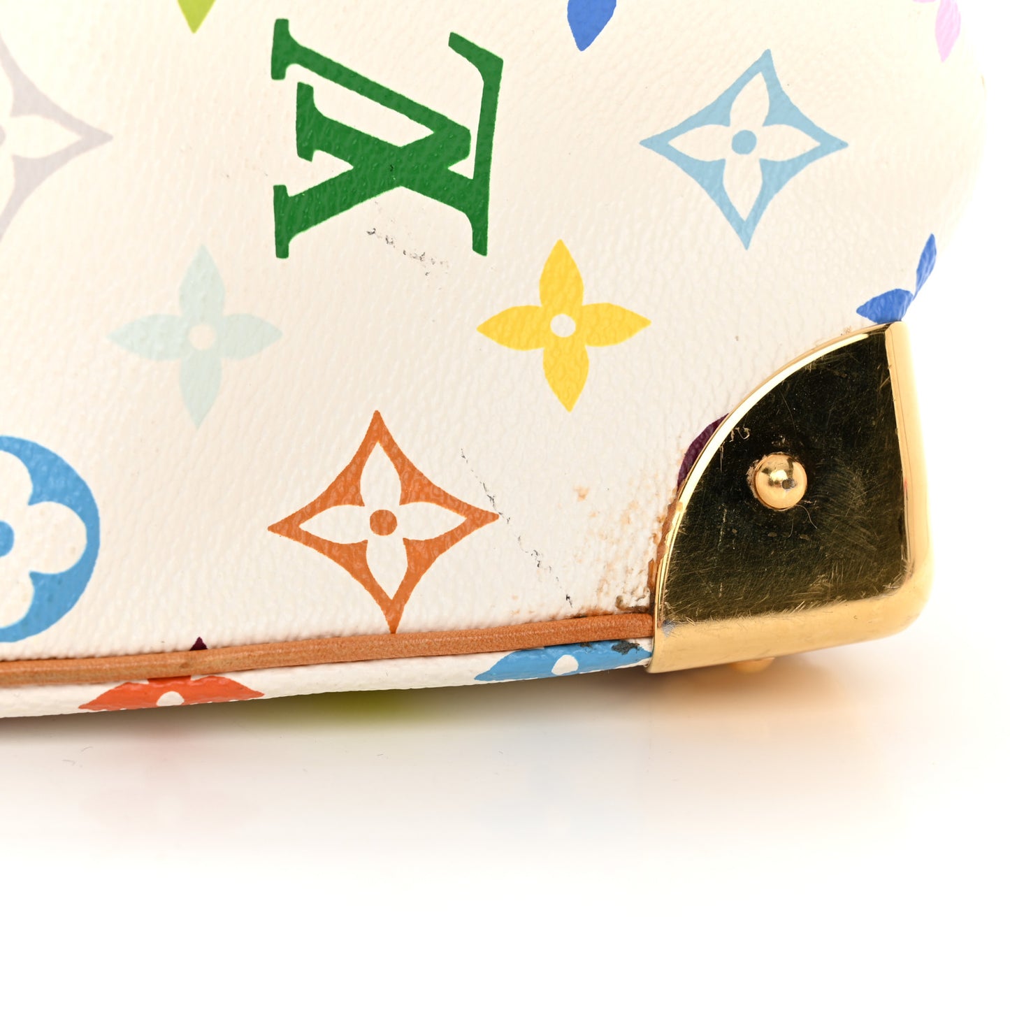 Monogram Multicolor Trouville White