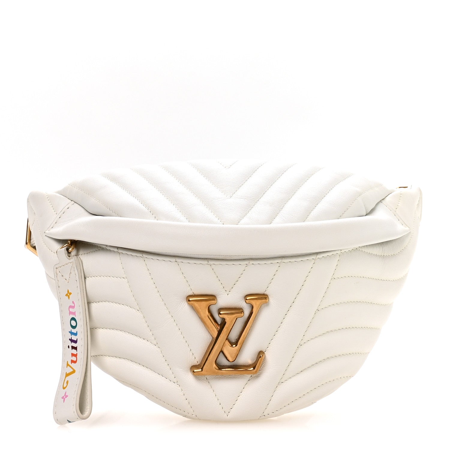 Louis Vuitton Calfskin New Wave Bumbag Snow 1 of 9
