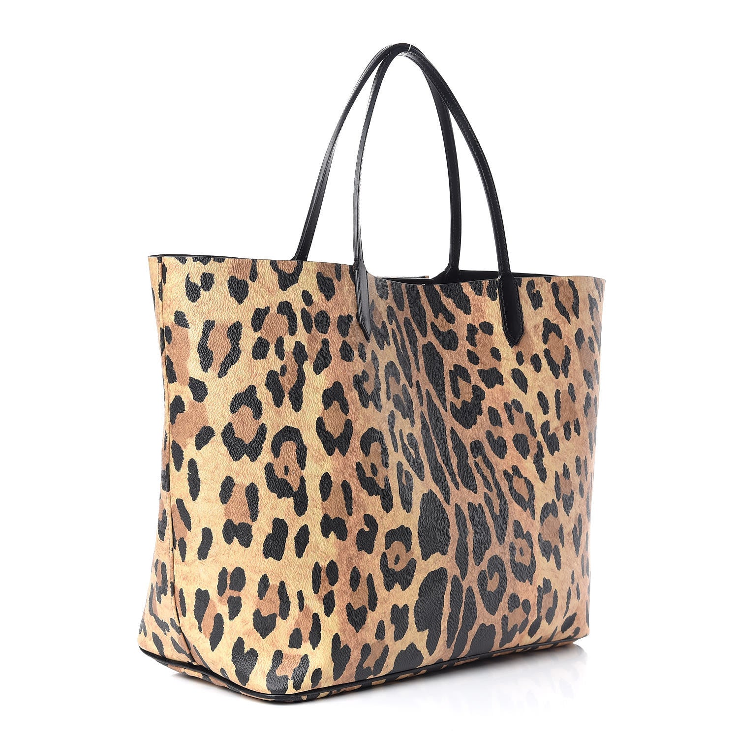 Givenchy Textured Coated Canvas Leopard Print Large Antigona Tote 4 of 14