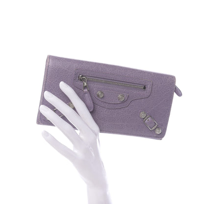 Balenciaga Agneau Giant 12 Silver Hardware Money Wallet Glycine 2 of 11