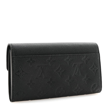 Louis Vuitton Empreinte Sarah Wallet NM Black 3 of 6